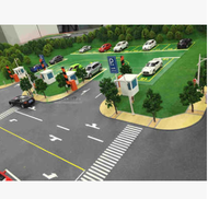 智慧交通沙盘模型-电子交通沙盘模型制作工厂-智能城市沙盘模型