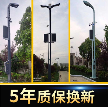 物联网智慧路灯6米灯杆户外城市智能监控通用物联网无线网LED屏幕