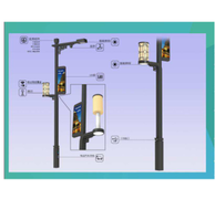 4米太阳能智慧路灯 城市道路多功能智慧路灯批发 LED智慧路灯定制