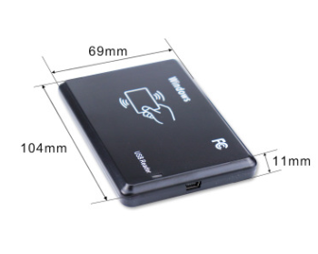 RFID低频刷卡器 门禁125kHZ智能卡读卡器