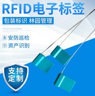 IC钢丝扎带电子感应标签,RFID电子铅封签,束带标签